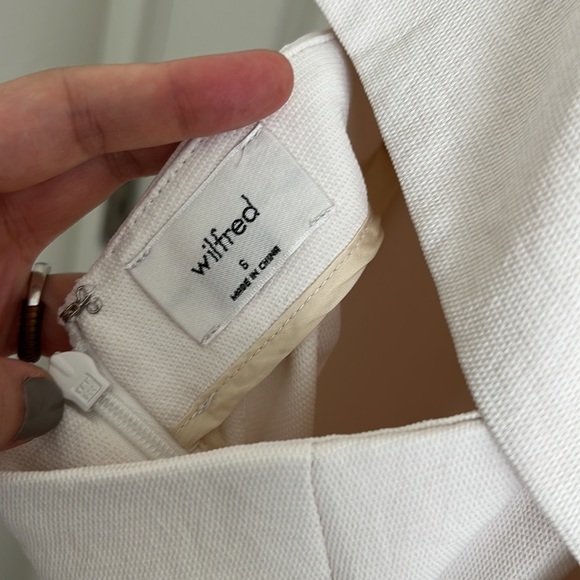 Aritzia Wilfred Ecoulement Jumpsuit - White (6) - Picture 3 of 4